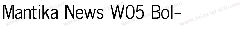 Mantika News W05 Bol字体转换